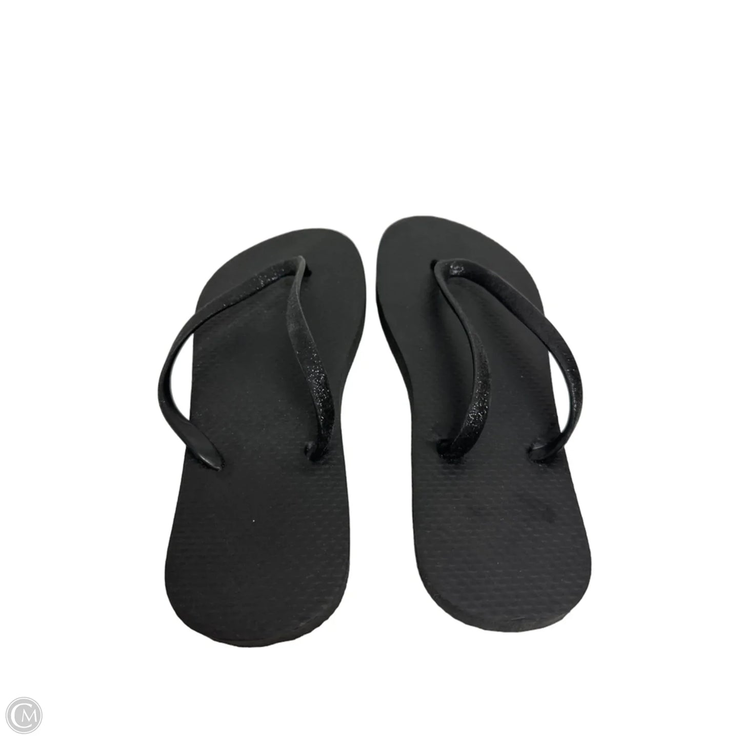Sandals Flip Flops By Clothes Mentor In Black, Size: 7