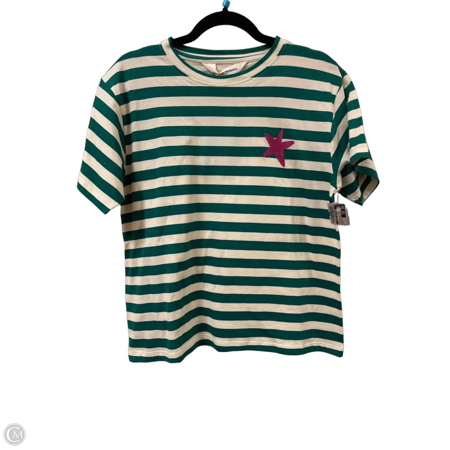 Top Short Sleeve By Clothes Mentor In Striped Pattern, Size: S
