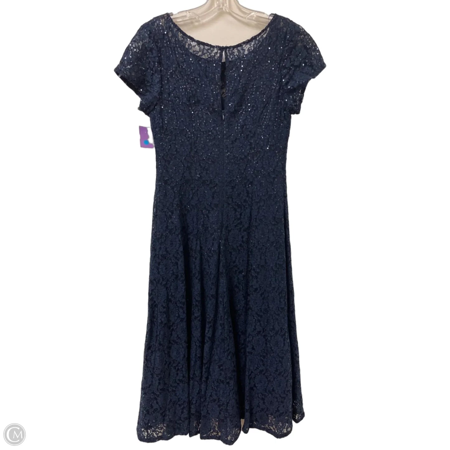 Dress Party Midi By Clothes Mentor In Navy, Size: S