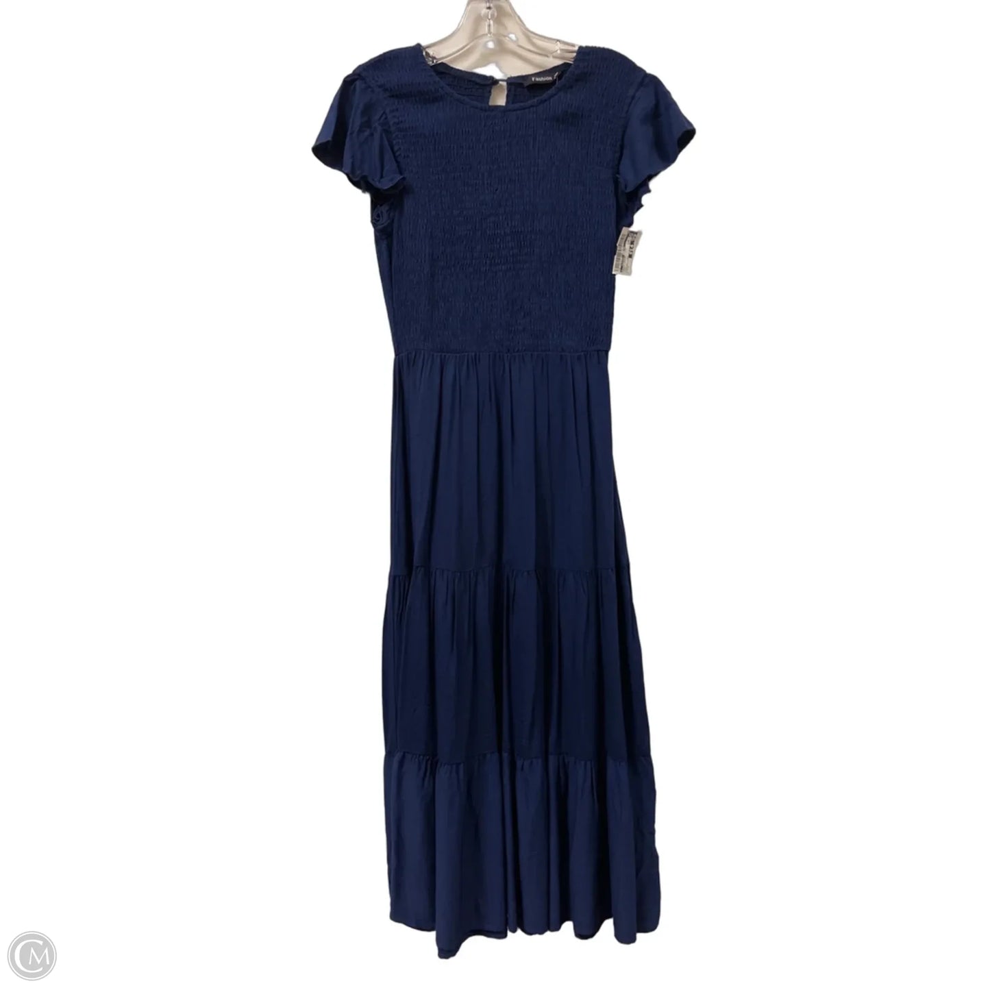Dress Casual Maxi By Clothes Mentor In Navy, Size: S