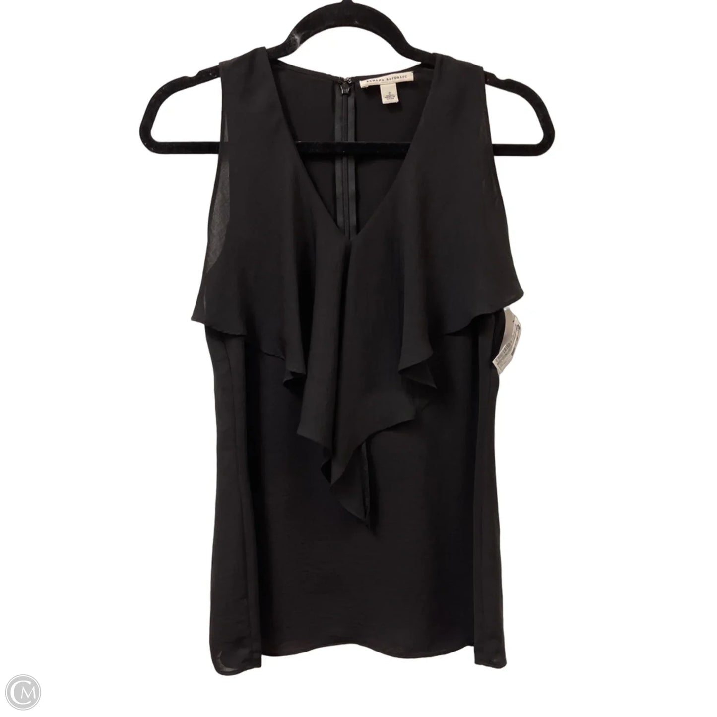 Top Sleeveless By Banana Republic In Black, Size: Xs
