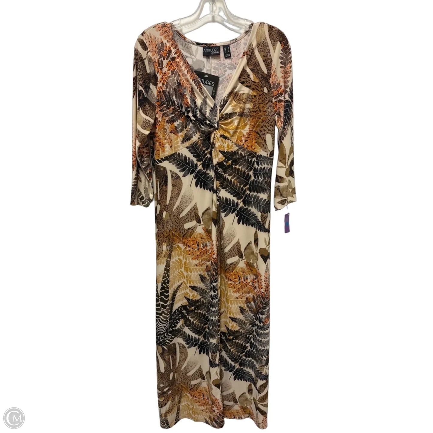 Dress Casual Maxi By Clothes Mentor In Brown, Size: S