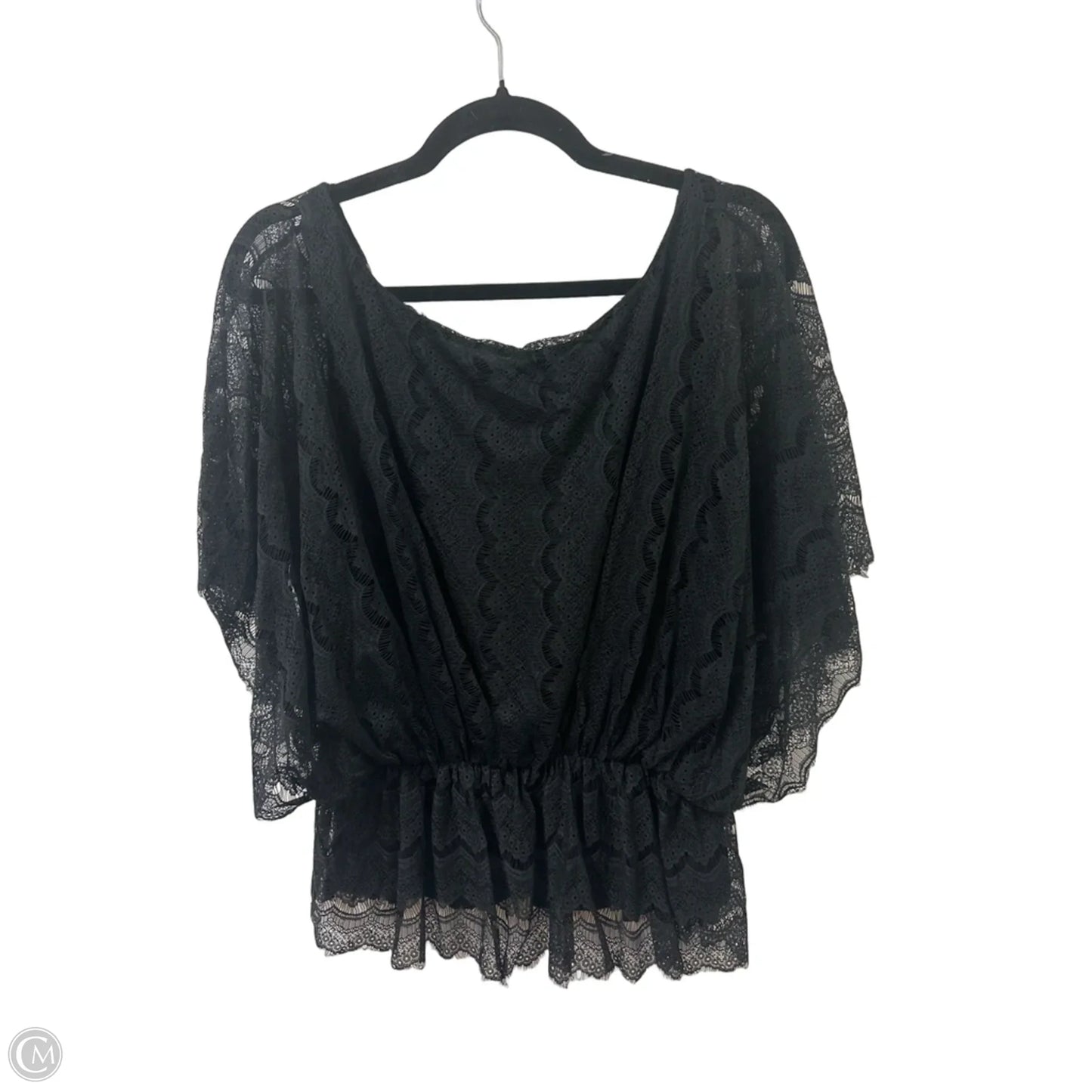 Top Short Sleeve By Old Navy In Black, Size: L