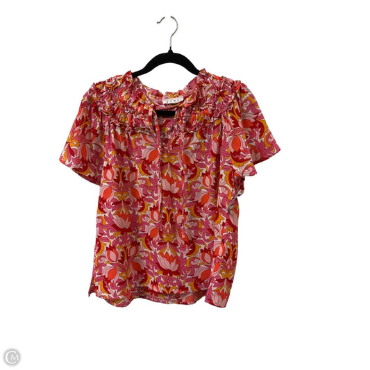 Top Short Sleeve By Thml In Floral Print, Size: S