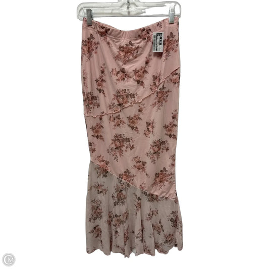 Skirt Maxi By Clothes Mentor In Pink, Size: 12