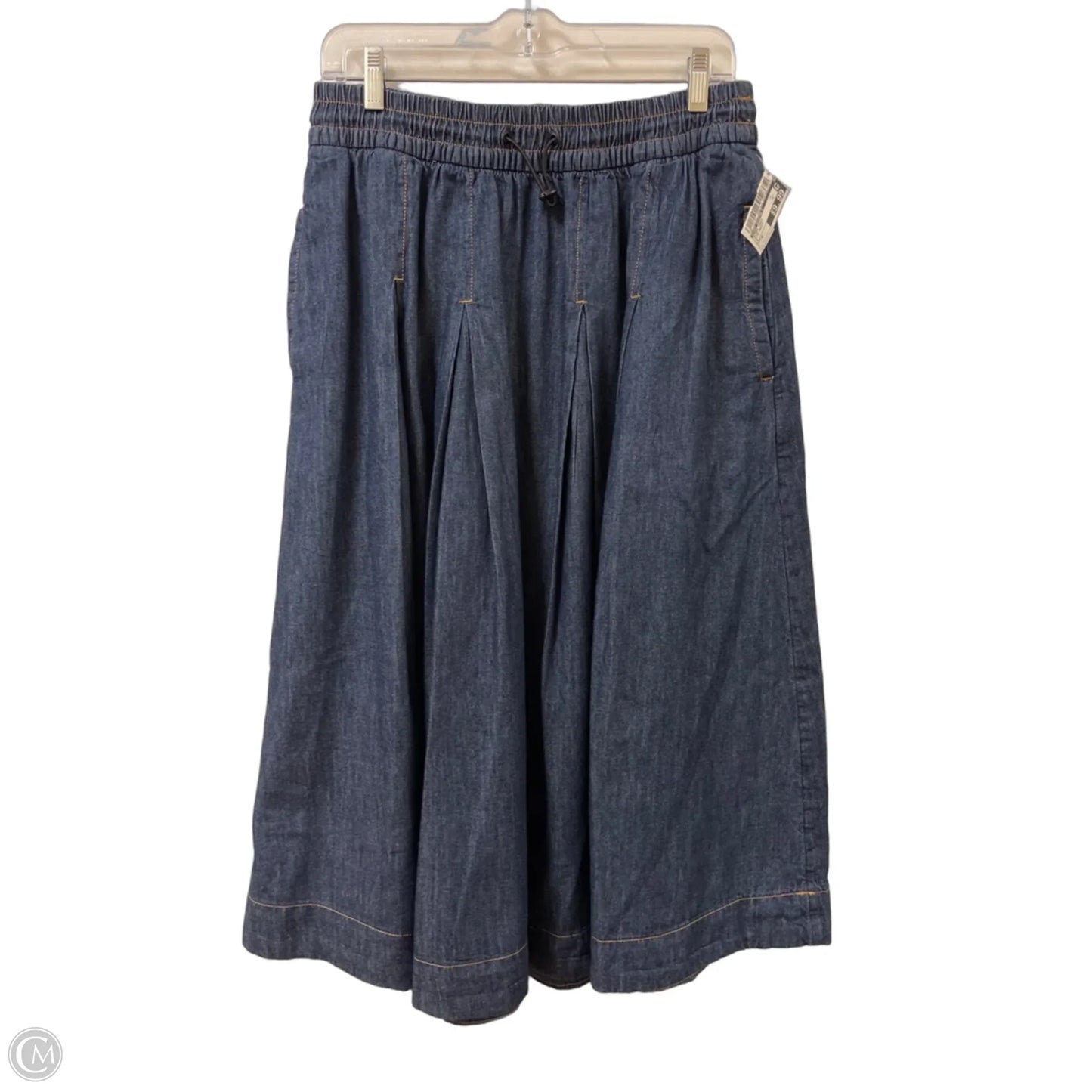 Skirt Maxi By Free Assembly In Blue Denim, Size: 6