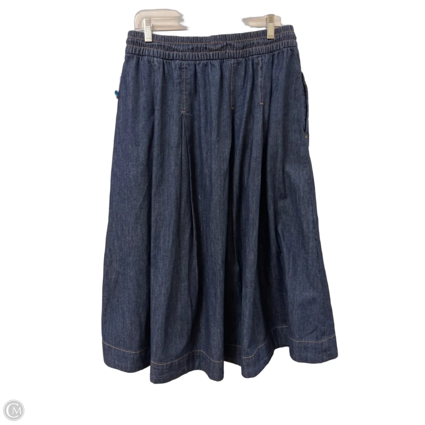 Skirt Maxi By Free Assembly In Blue Denim, Size: 6
