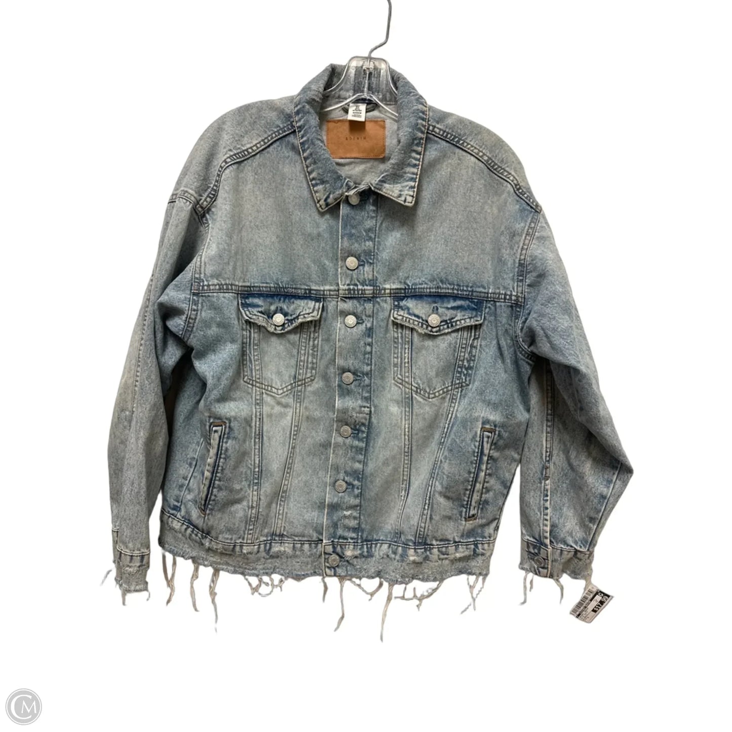 Jacket Denim By Clothes Mentor In Blue Denim, Size: S