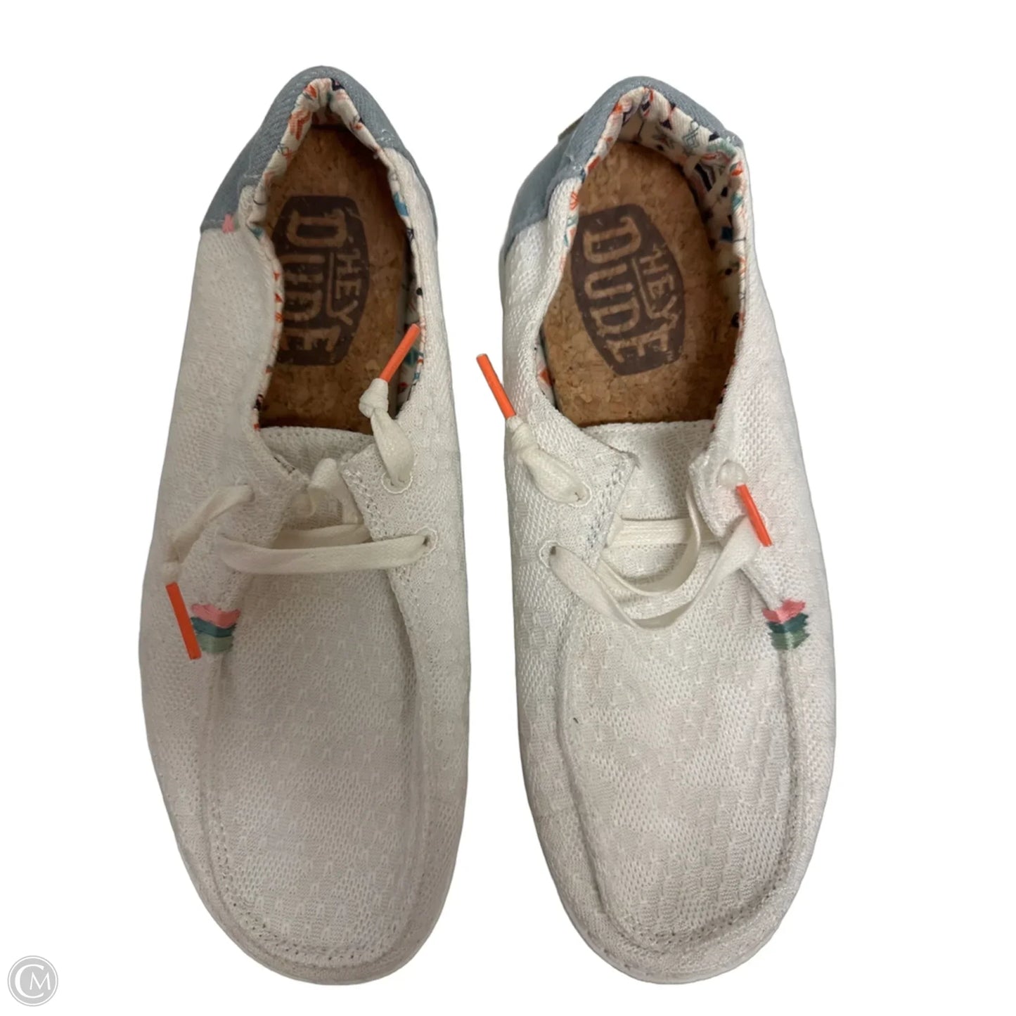 Shoes Flats By Hey Dude In White, Size: 9