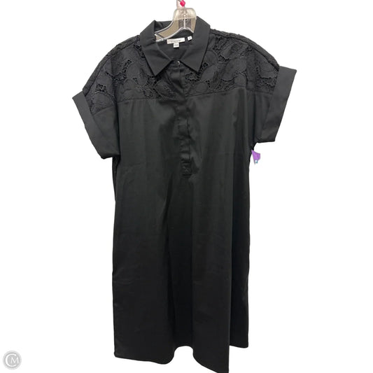 Dress Casual Midi By Chicos In Black, Size: M