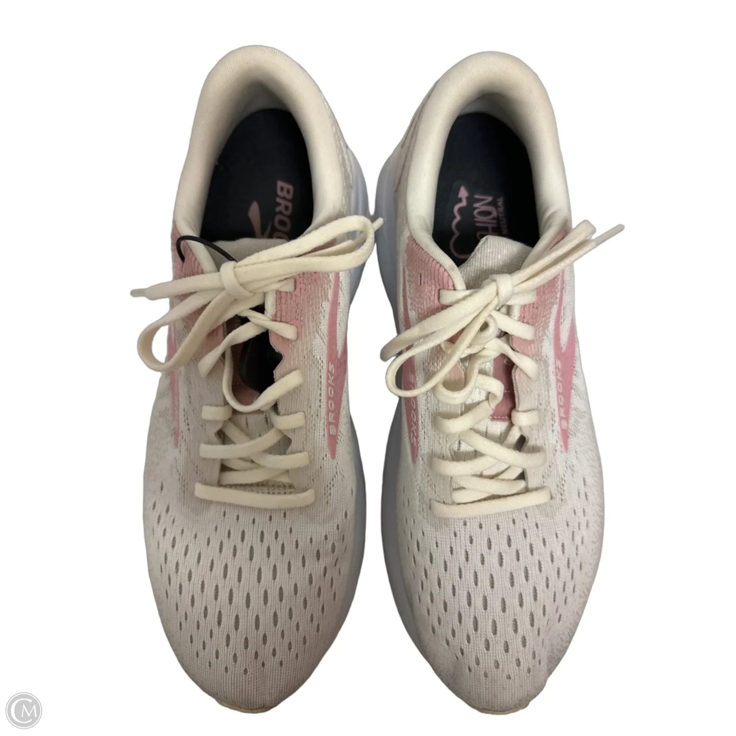 Shoes Athletic By Brooks In White, Size: 10