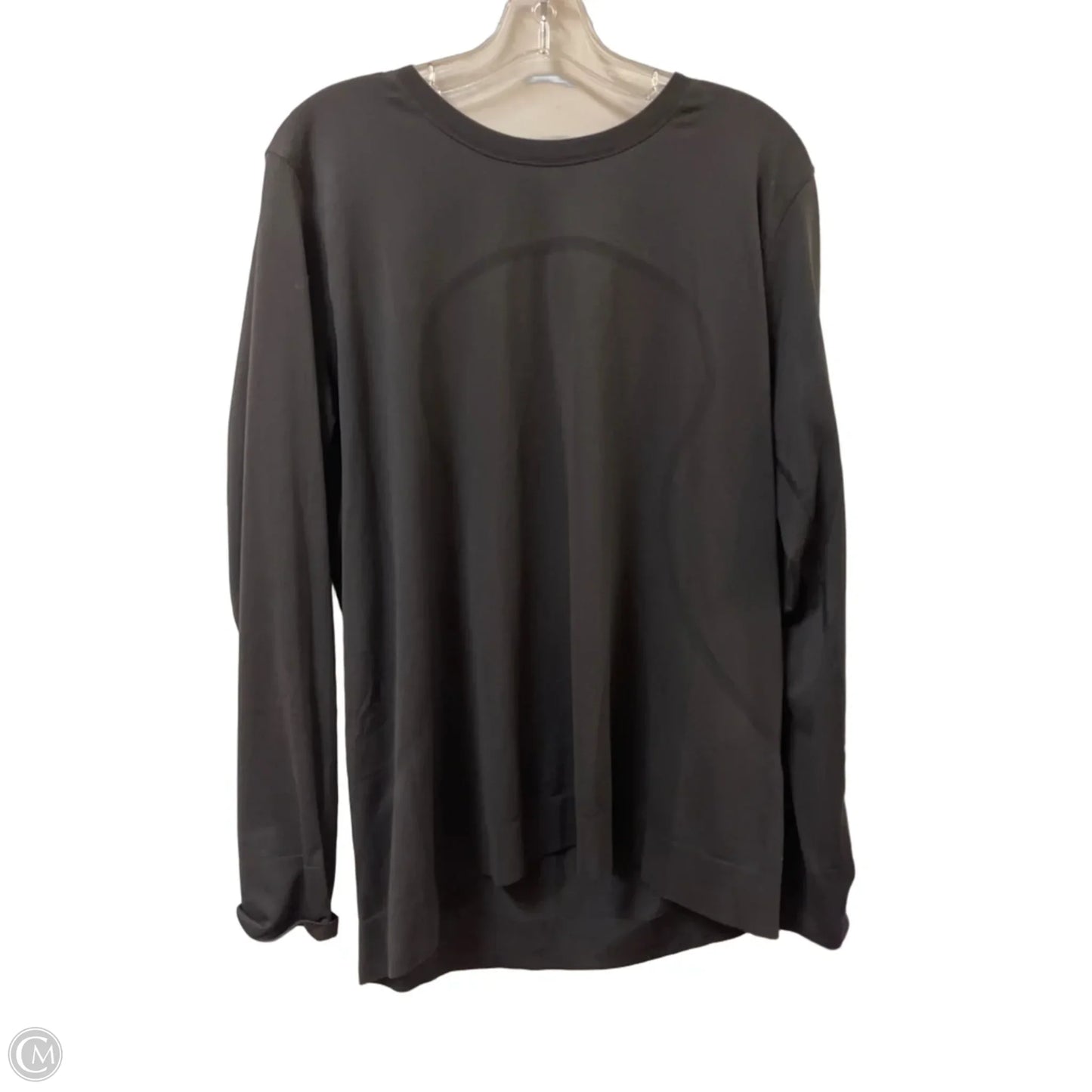 Athletic Top Long Sleeve Crewneck By Lululemon In Black, Size: Xl