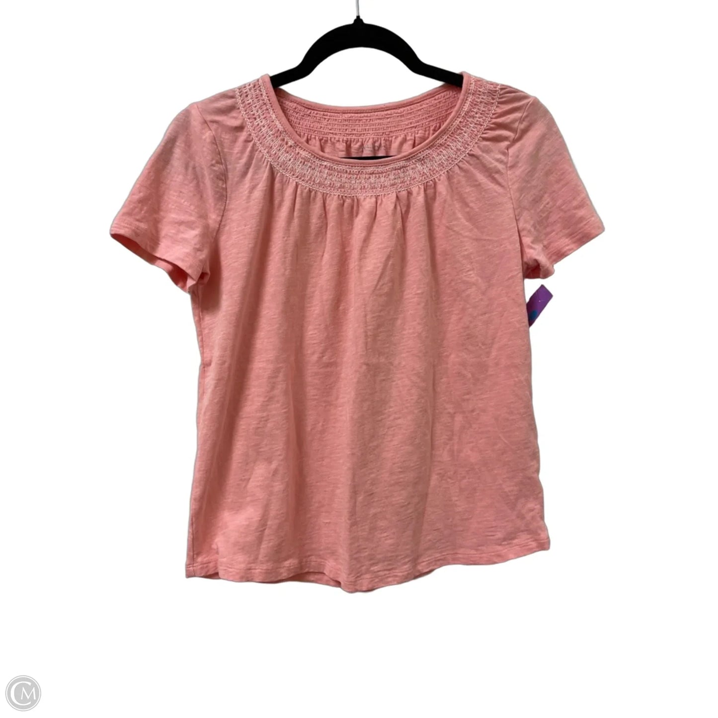 Top Short Sleeve By Talbots In Pink, Size: Sp