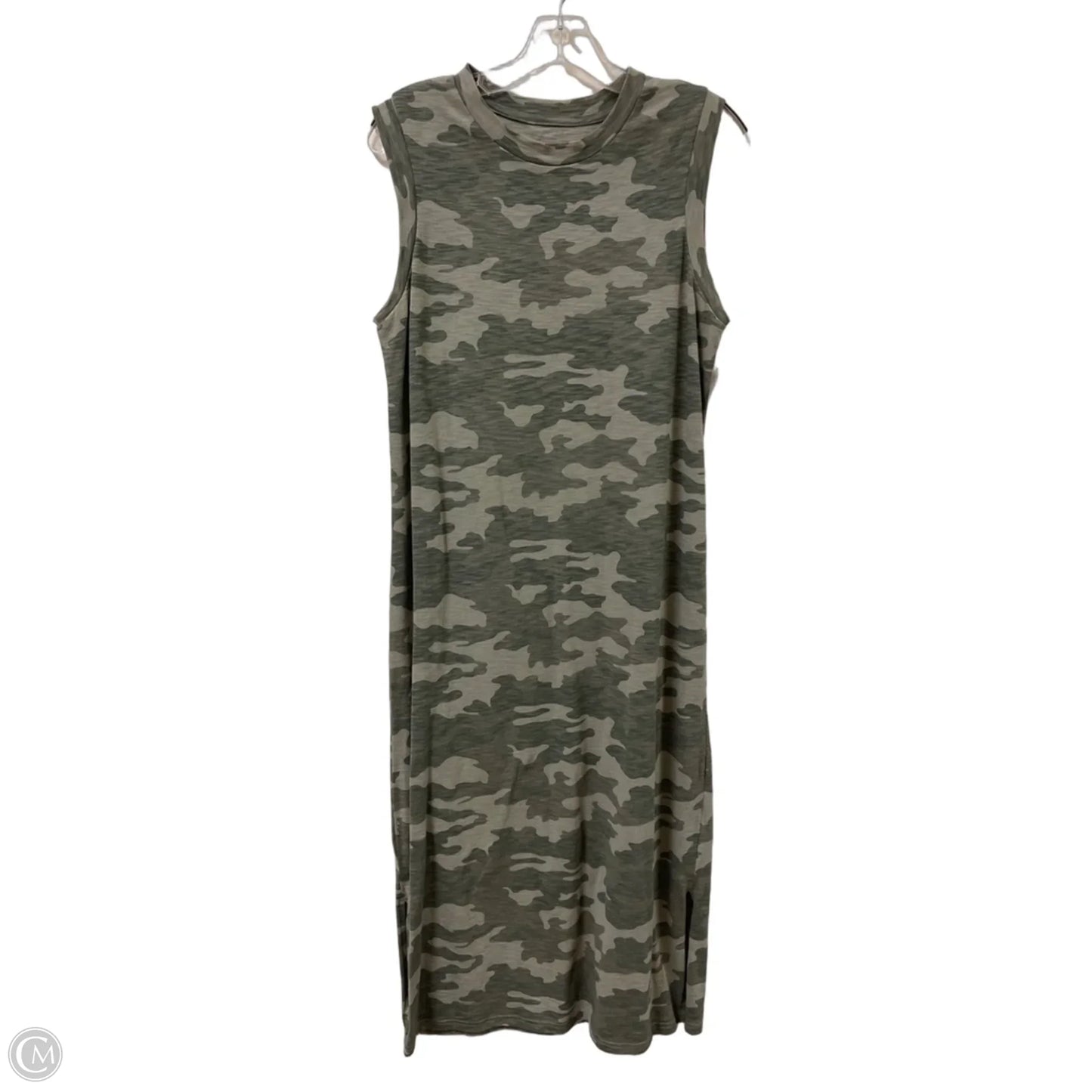 Dress Casual Midi By Universal Thread In Camouflage Print, Size: M