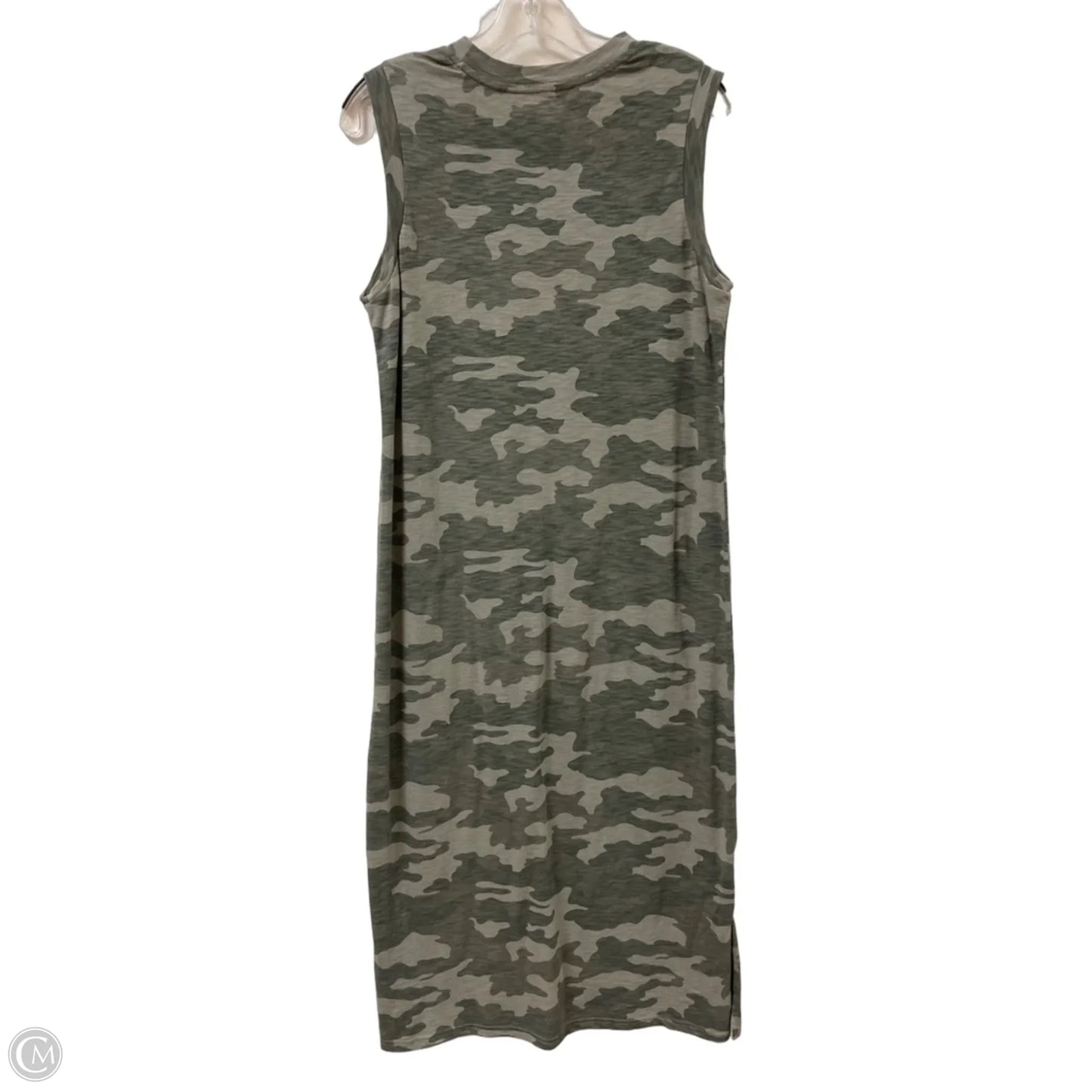 Dress Casual Midi By Universal Thread In Camouflage Print, Size: M