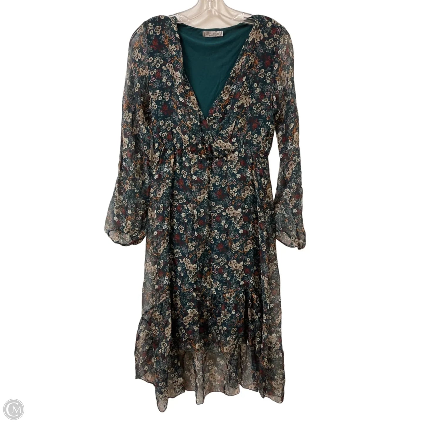 Dress Casual Midi By Clothes Mentor In Floral Print, Size: S