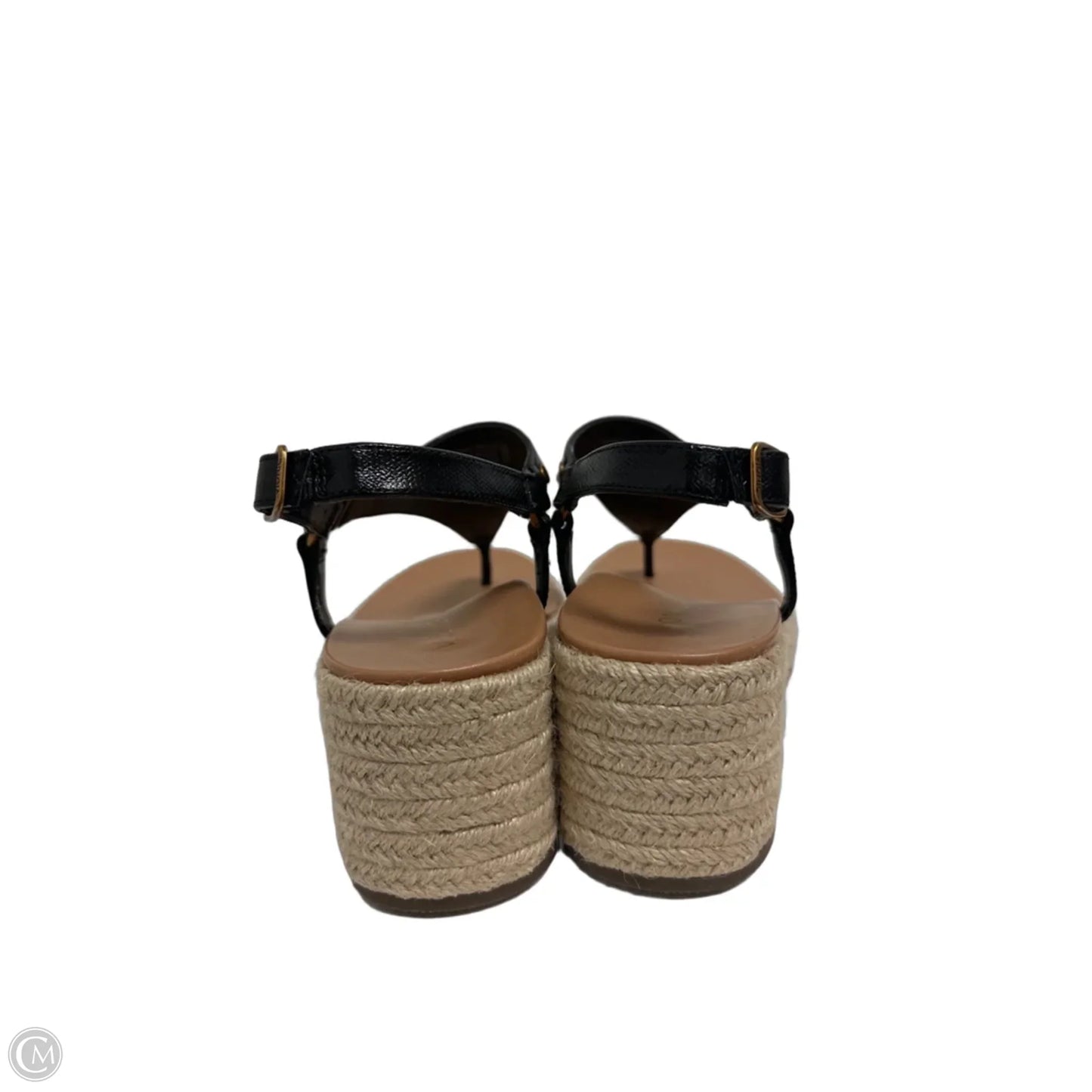 Sandals Heels Wedge By Vionic In Black, Size: 8