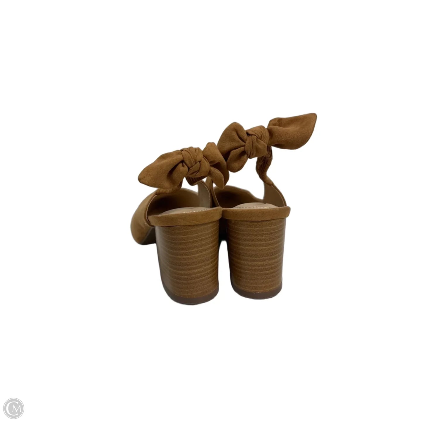Shoes Heels Block By Cato In Tan, Size: 11
