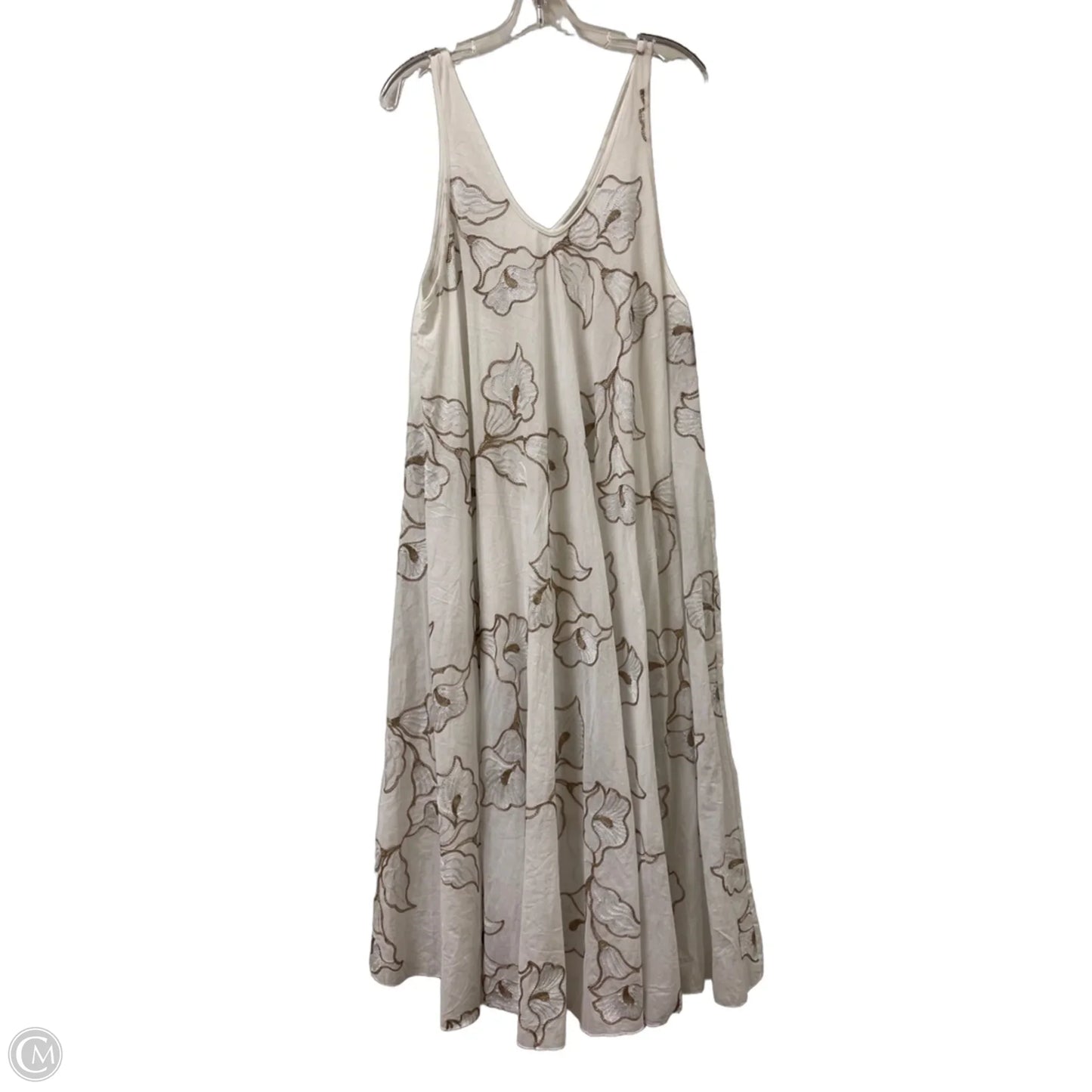 Dress Casual Maxi By Clothes Mentor In White, Size: L