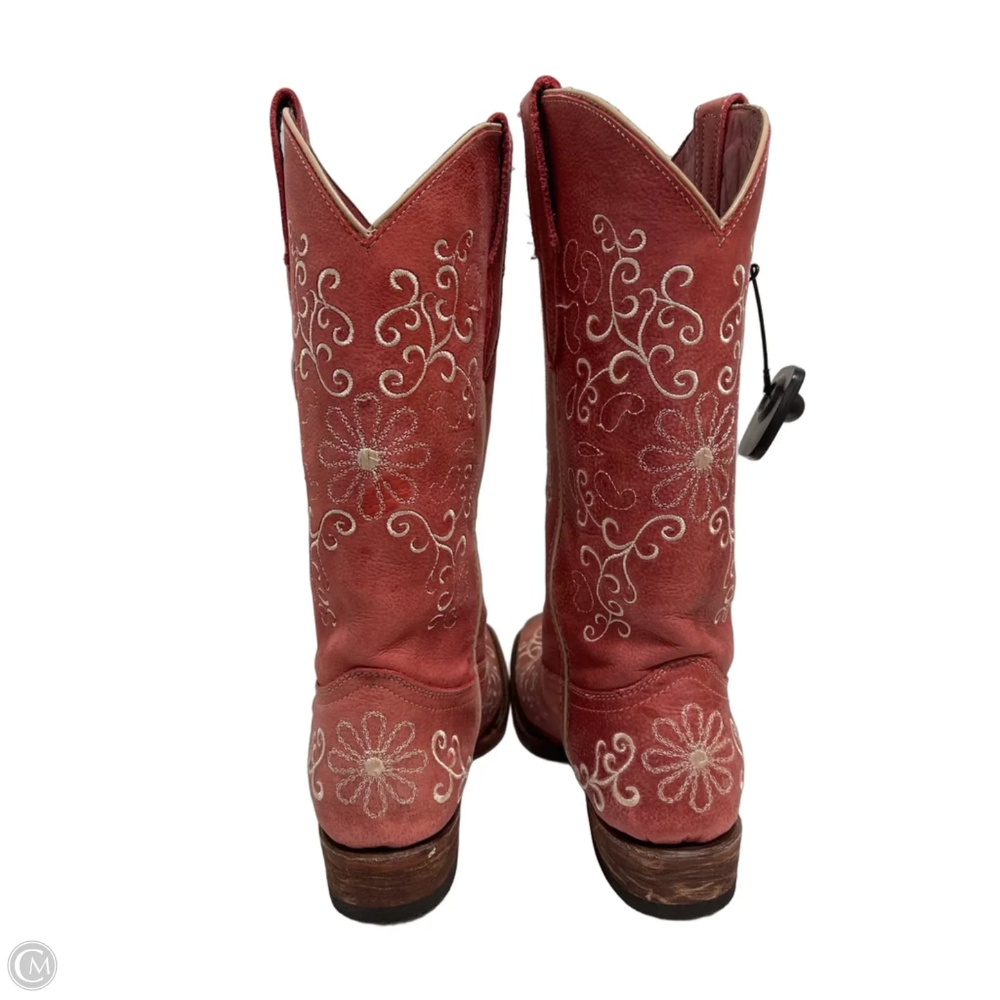 Boots Western By Cma In Red, Size: 9.5