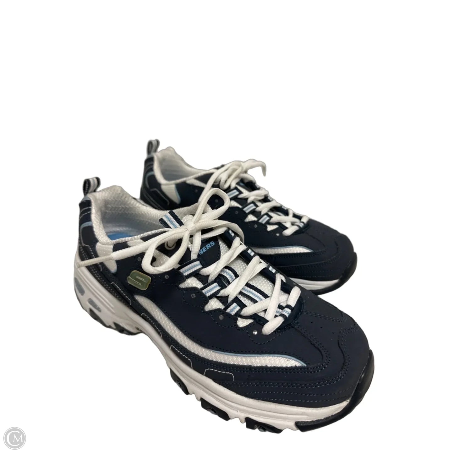 Shoes Athletic By Skechers In Navy, Size: 8