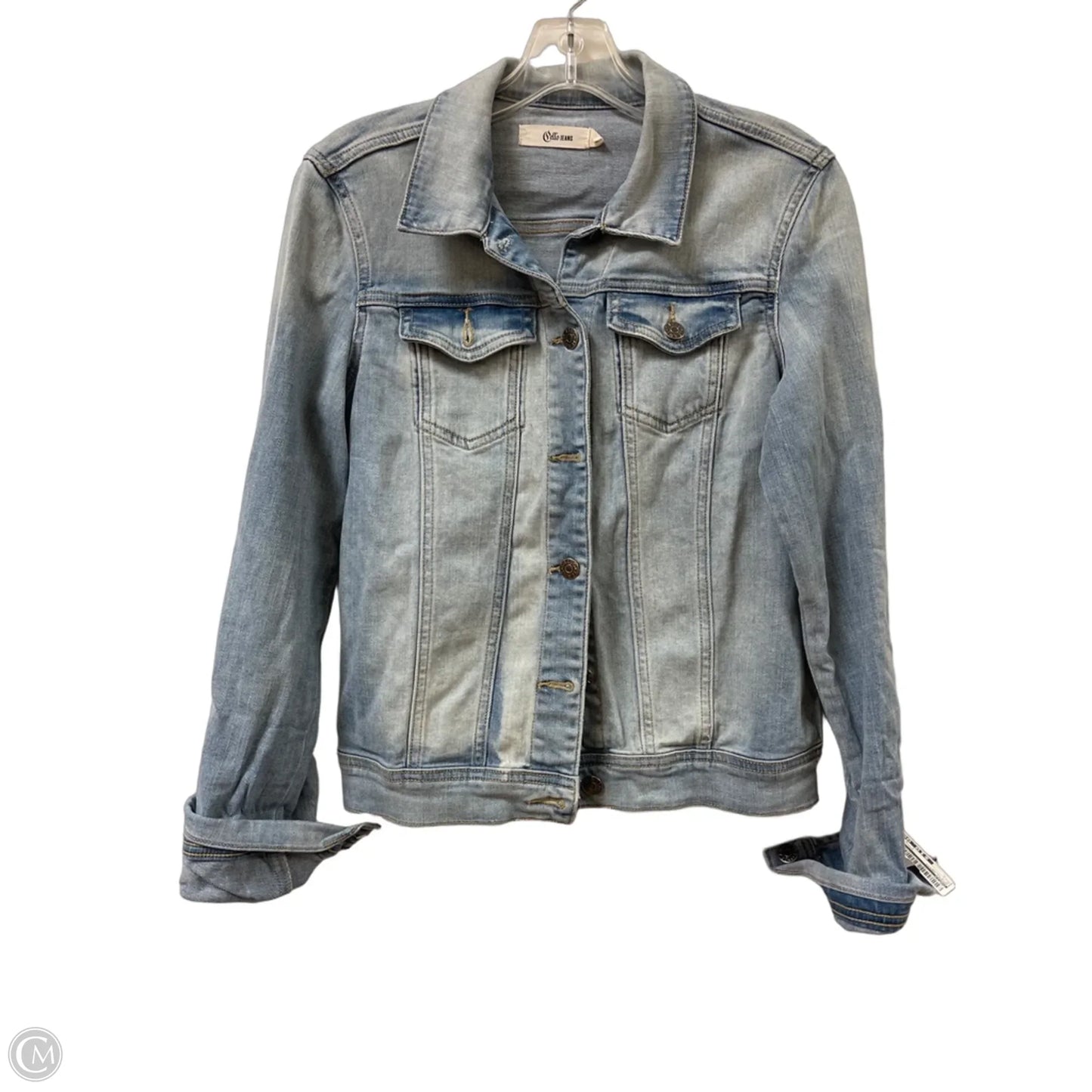 Jacket Denim By Cello In Blue Denim, Size: L