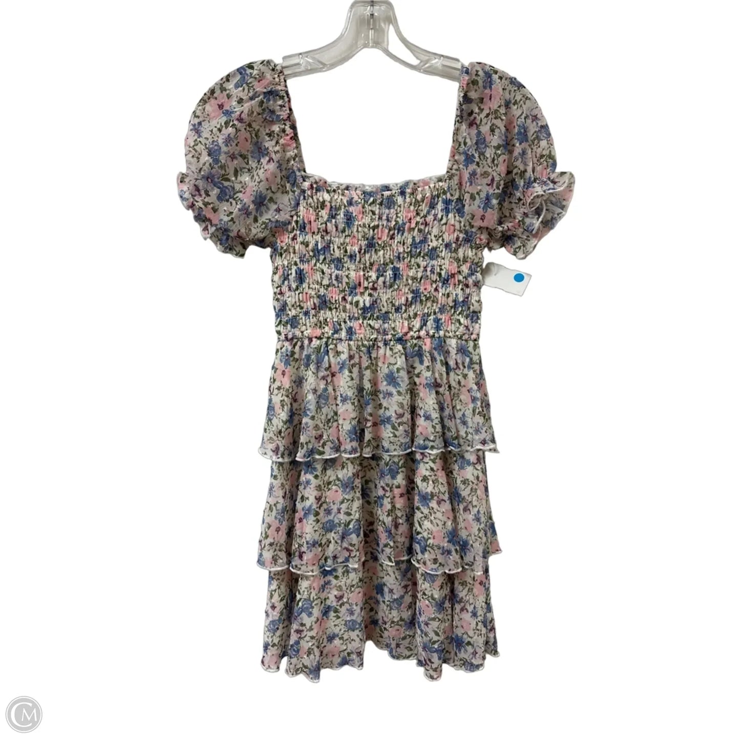 Dress Casual Midi By Clothes Mentor In Floral Print, Size: Xs
