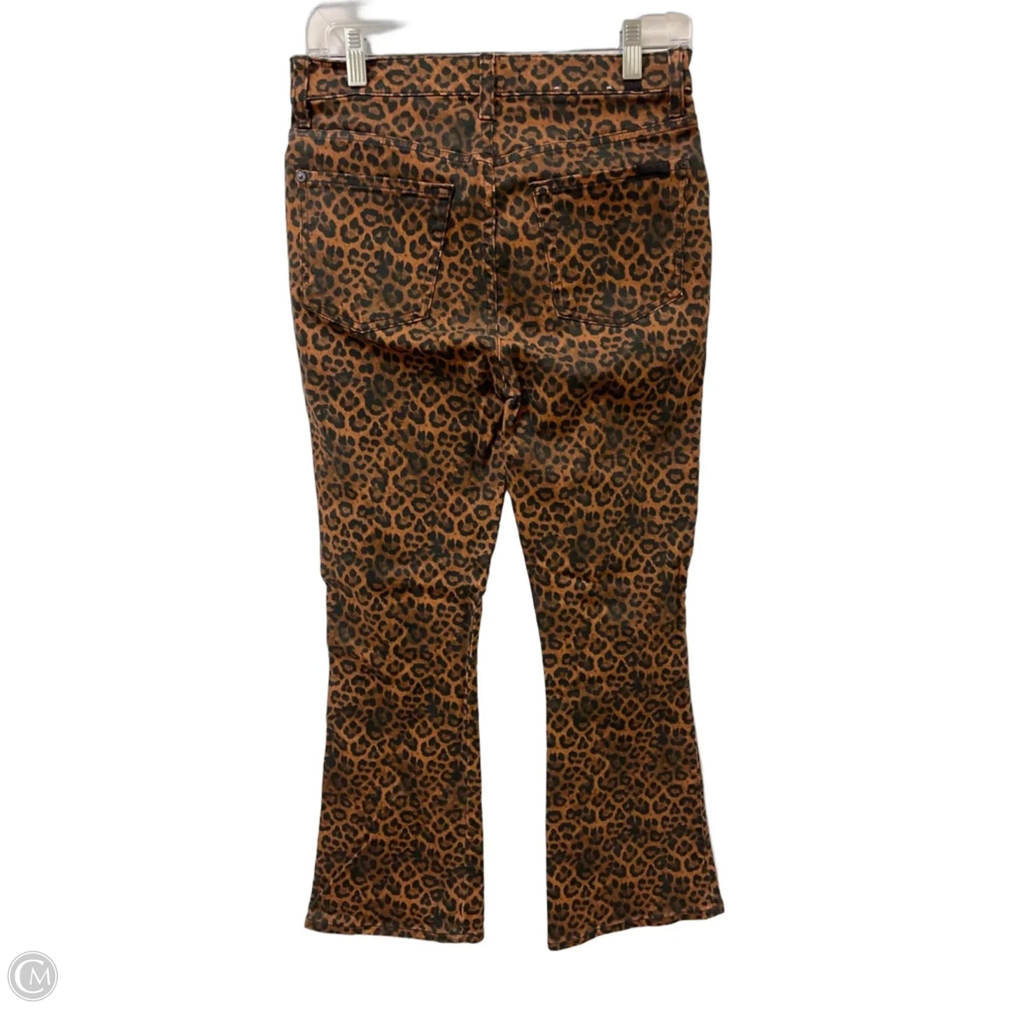 Jeans Boot Cut By 7 For All Mankind In Leopard Print, Size: 6