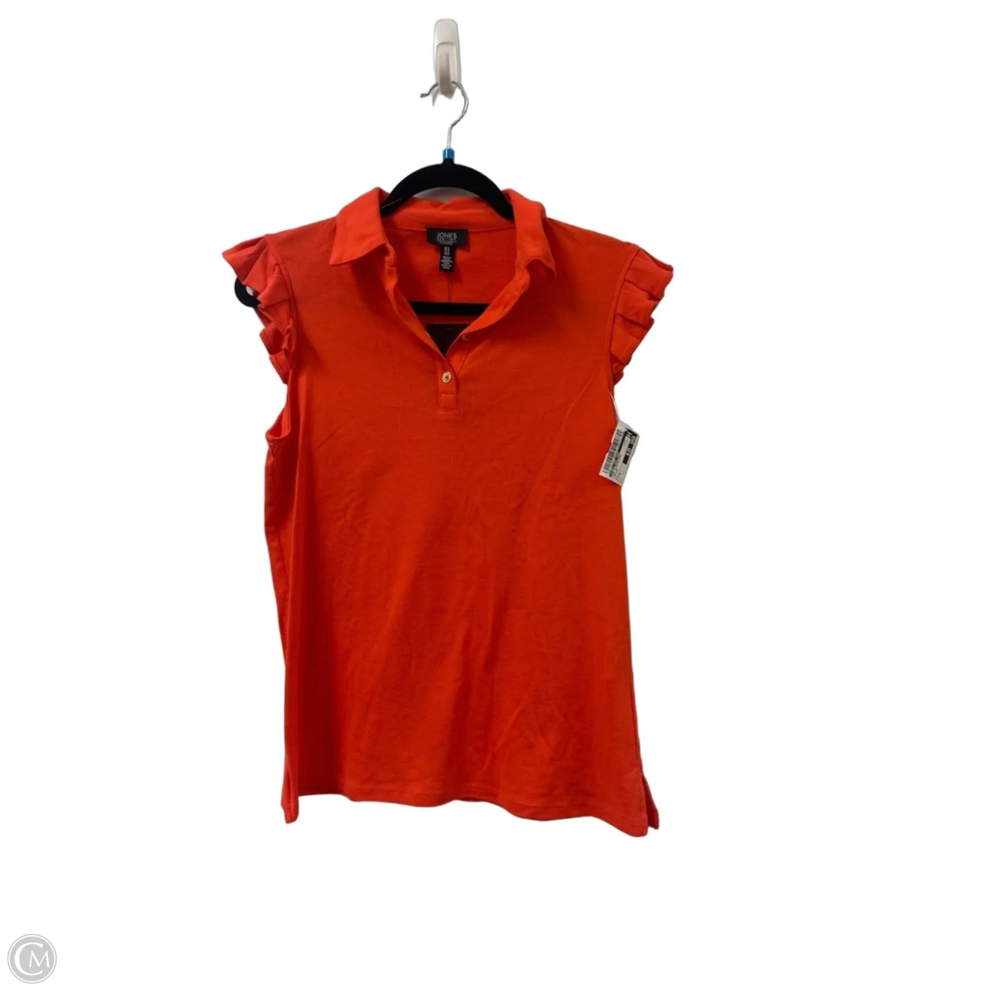 Top Sleeveless By Jones New York In Orange, Size: S