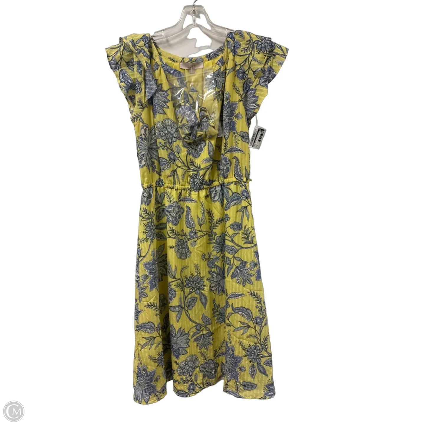 Dress Casual Midi By Loft In Yellow, Size: S