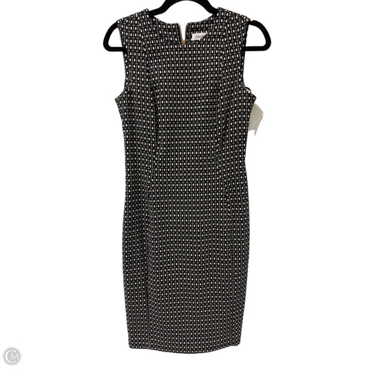 Dress Casual Midi By Calvin Klein In Black, Size: S