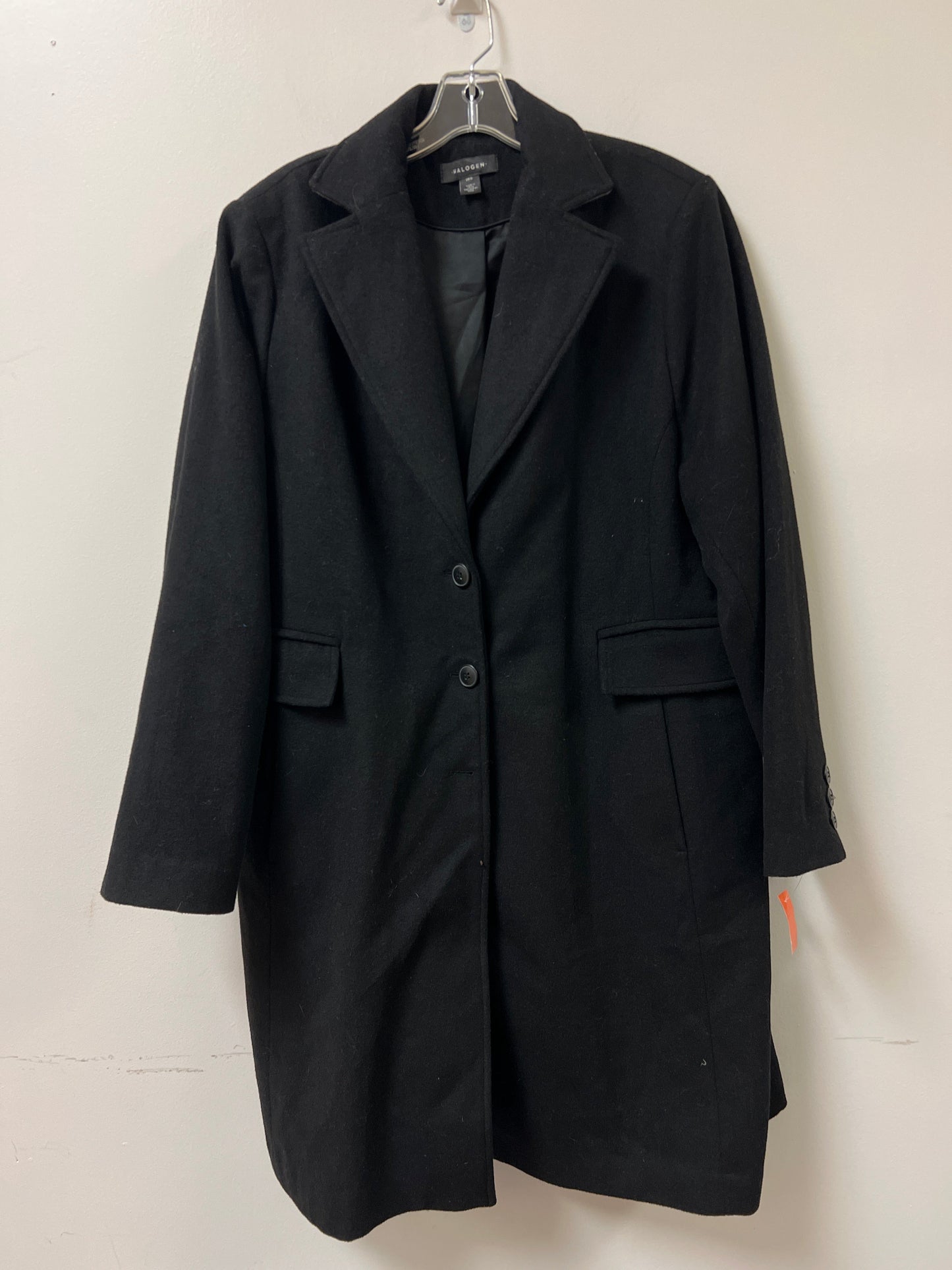 Coat Other By Halogen In Black, Size: 2x