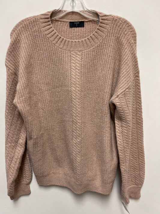 Sweater By Tahari In Tan, Size: M