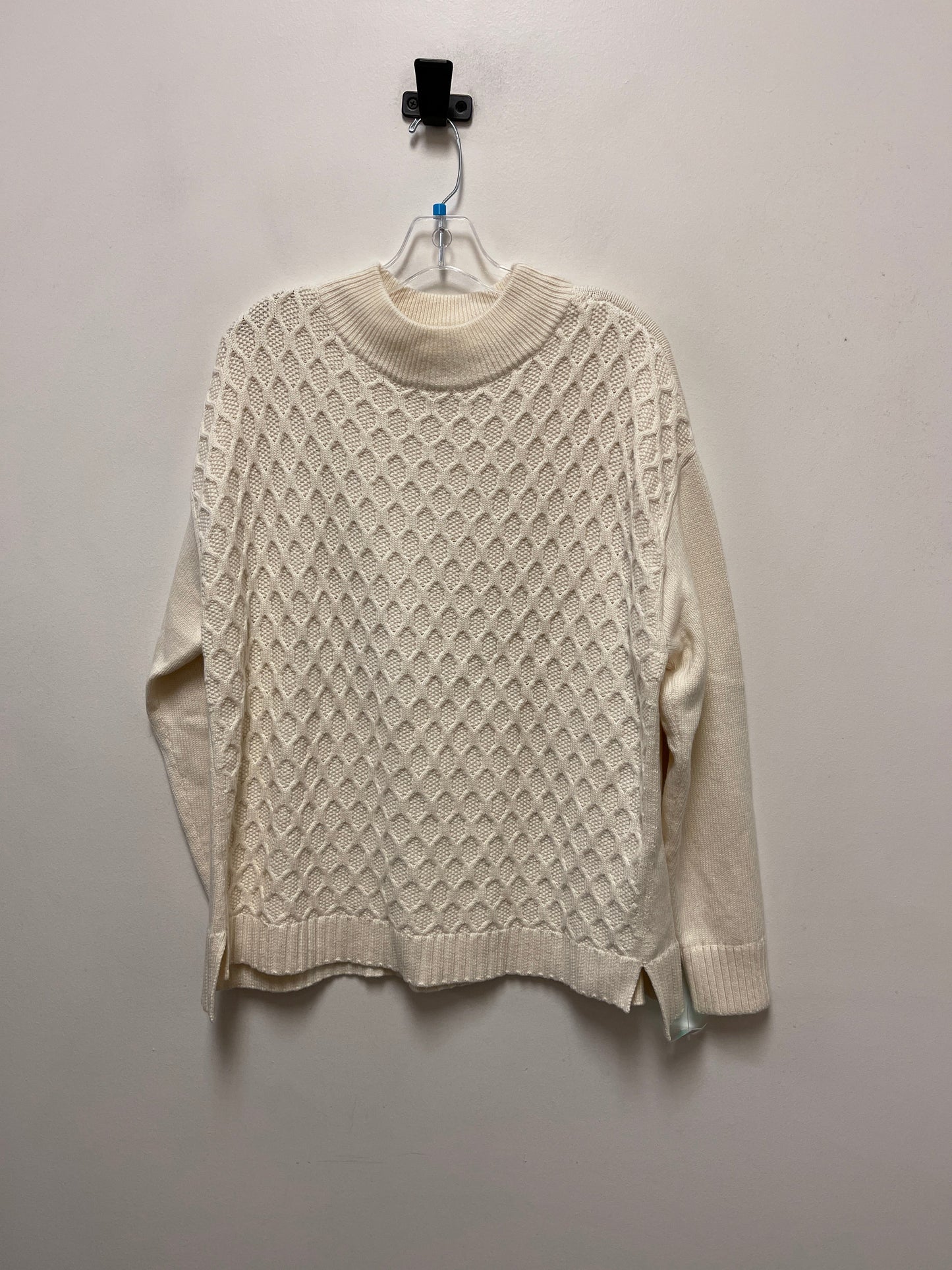 Sweater By Talbots In Cream, Size: Xl