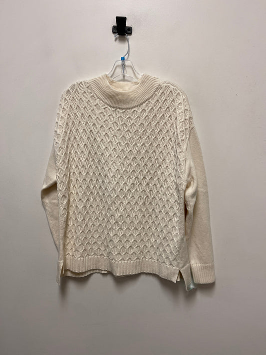 Sweater By Talbots In Cream, Size: Xl