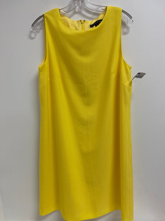 Yellow Dress Casual Short Preston And New York, Size L