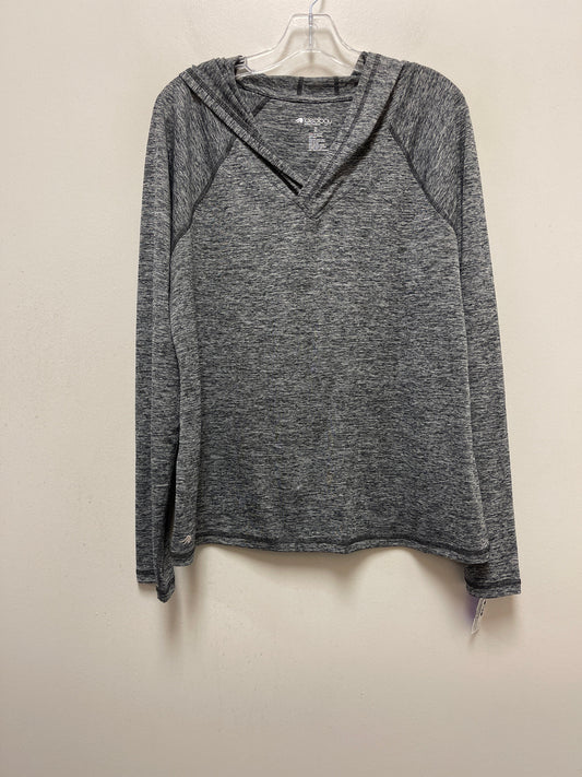 Grey Athletic Top Long Sleeve Hoodie Ideology, Size Xl