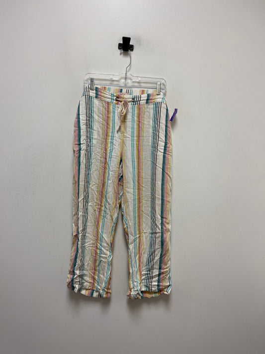 Multi-colored Pants Linen Per Se, Size 1x