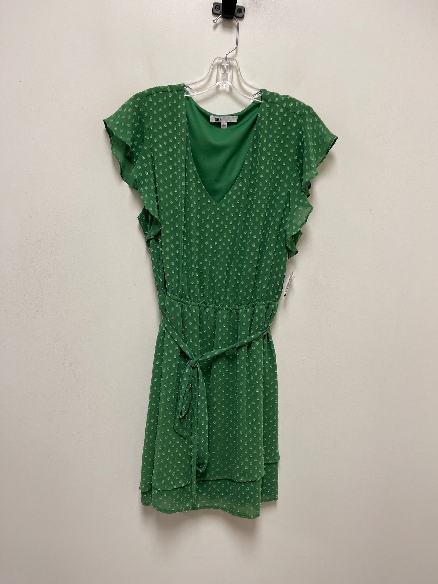 Green Dress Casual Short Dr2, Size L
