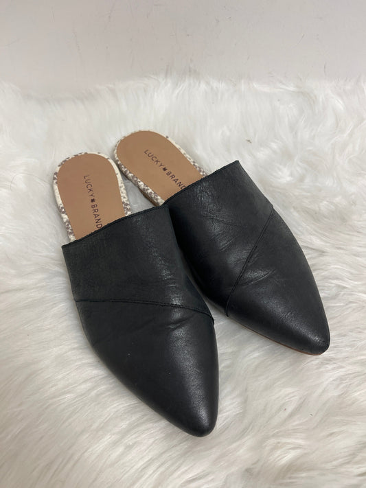 Black Shoes Flats Lucky Brand, Size 10