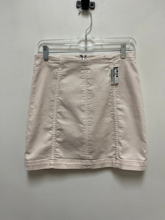 Pink Skirt Mini & Short Free People, Size 8