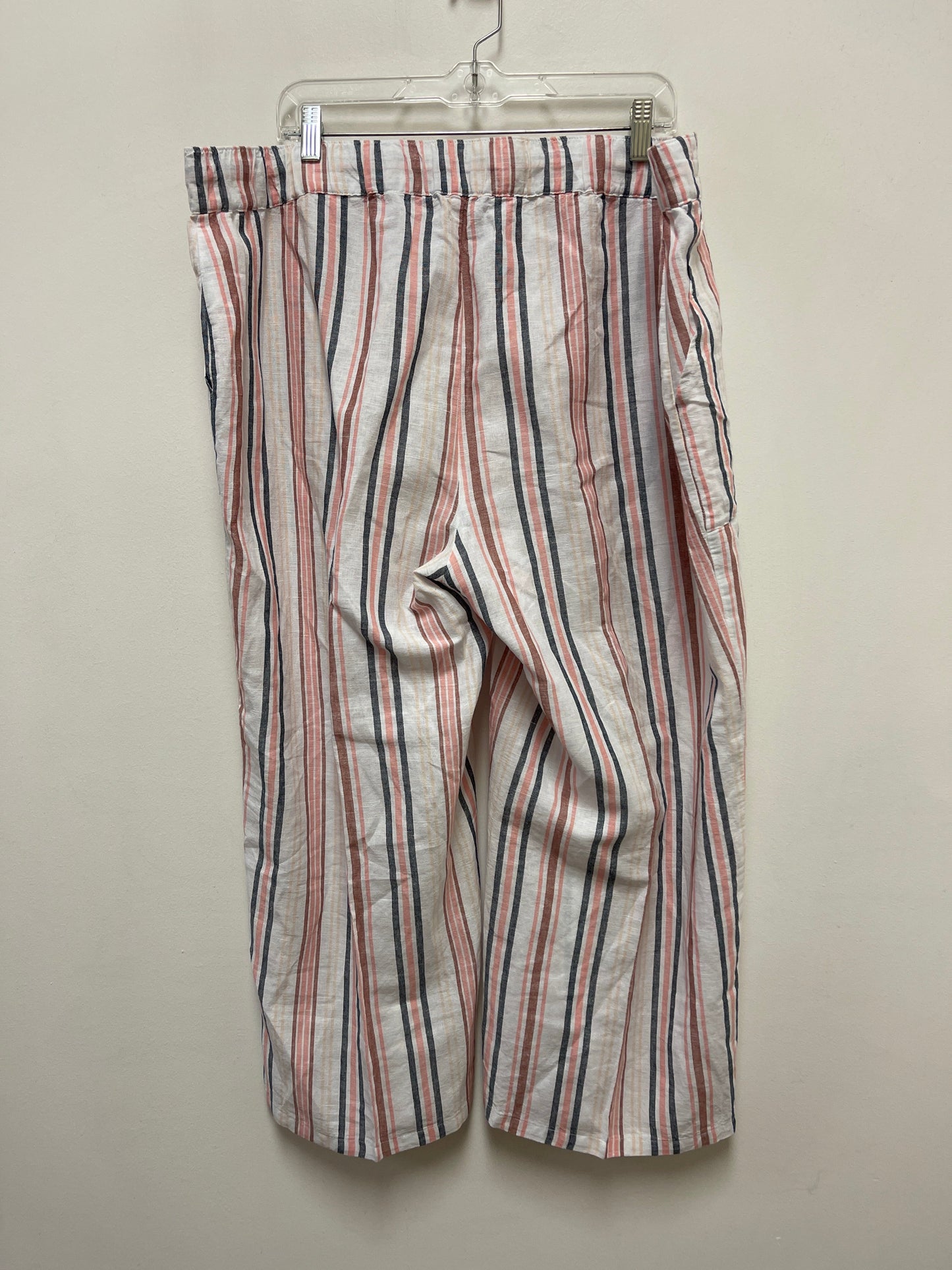 Pants Linen By Liz Claiborne In Multi-colored, Size: 1x