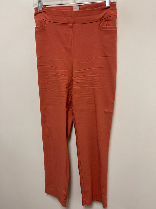 Pants Leggings By Chicos In Orange, Size: 12