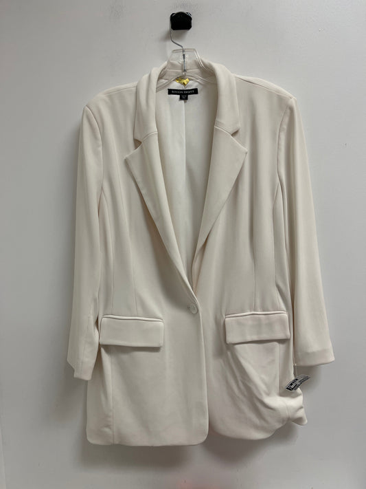 Blazer By Boston Proper In White, Size: Xl