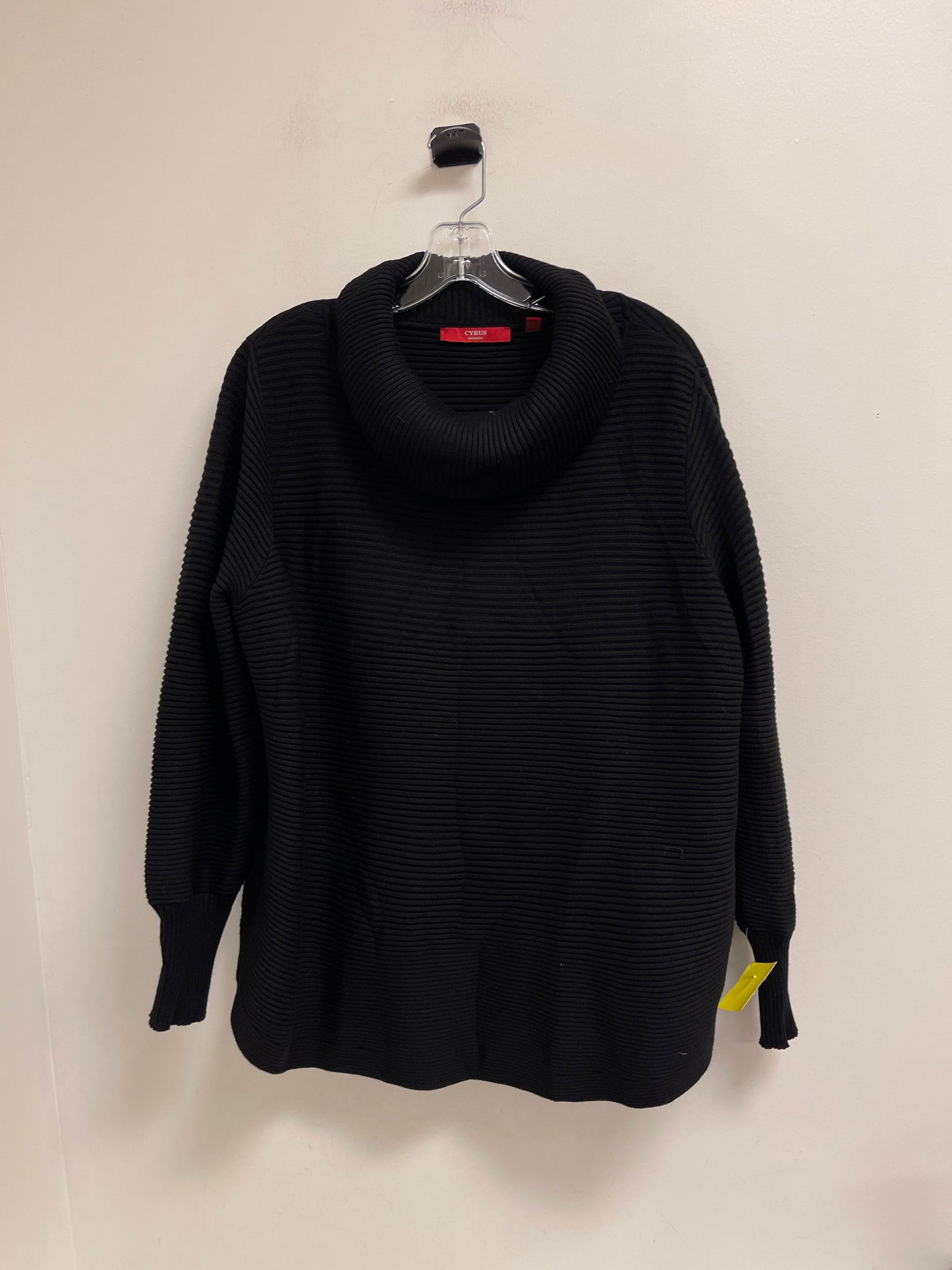 Sweater By Cyrus Knits In Black, Size: 2x