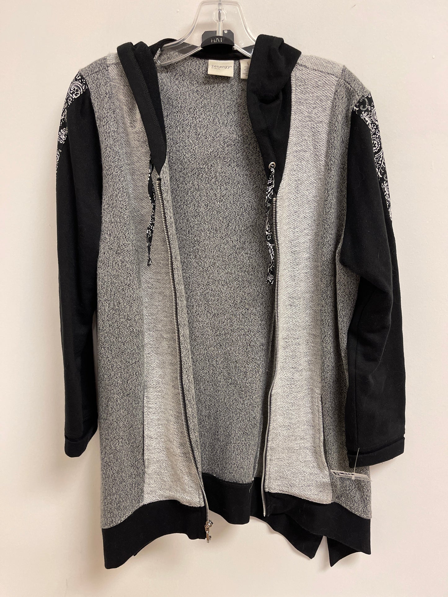 Jacket Other By Chicos In Grey, Size: M