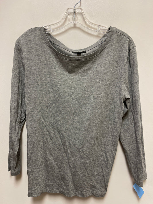 Top Long Sleeve By J. Crew In Grey, Size: M