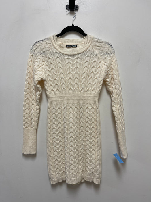 Dress Casual Short By Shein In Cream, Size: S