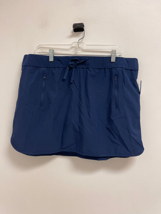 Athletic Skort By Magellan In Blue, Size: Xl