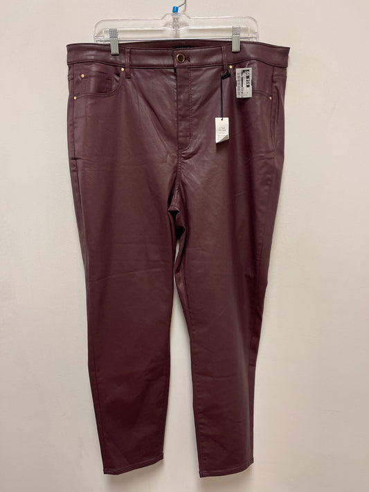 Pants Other By Ann Taylor In Purple, Size: 18